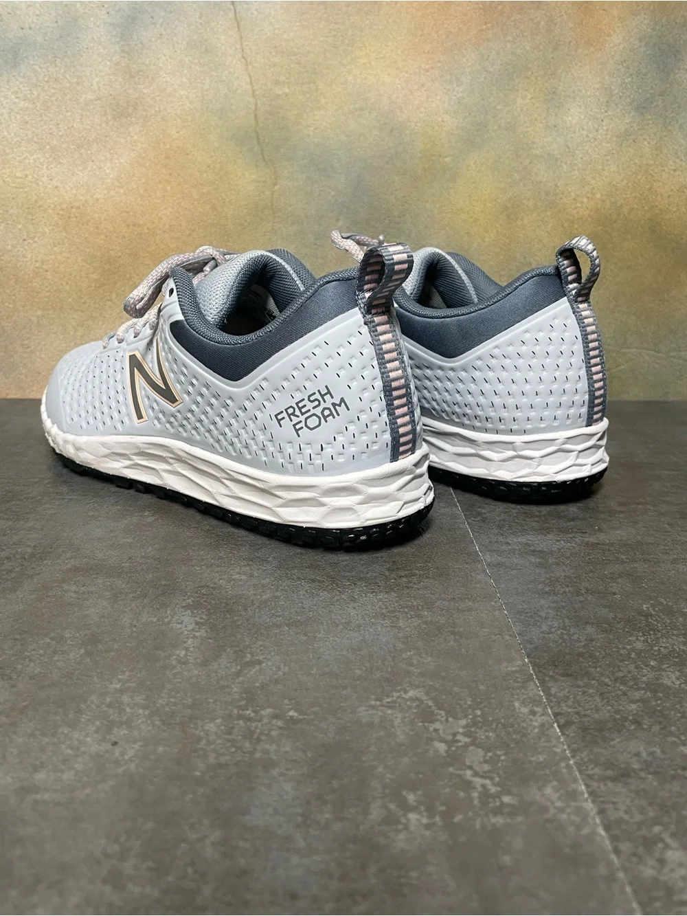 New Balance 806 Industrial Women's Wide Work Sneakers WID806P1 Grey Fox Sz 7.5D